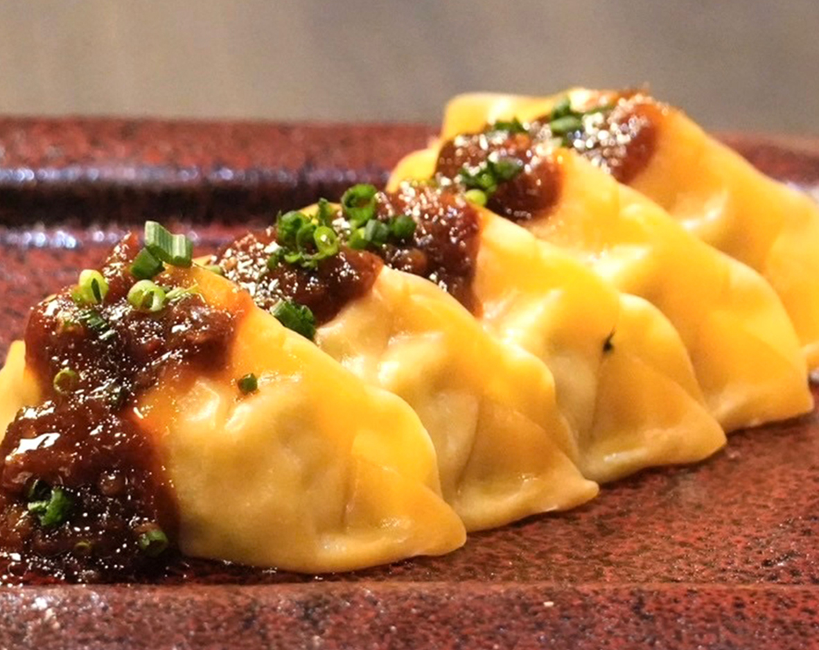 トムヤム餃子の特製海老ラー油