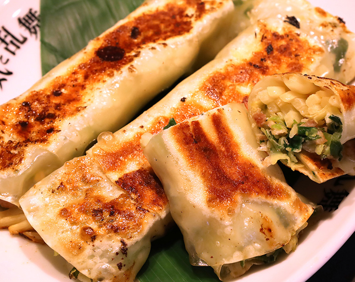 シャキシャキタケノコ棒餃子