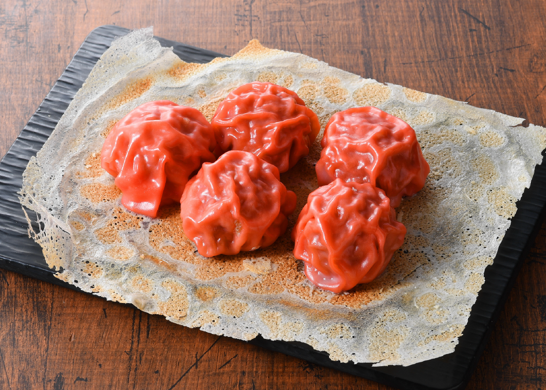 羽根つき牛カルビ餃子～焼肉風～