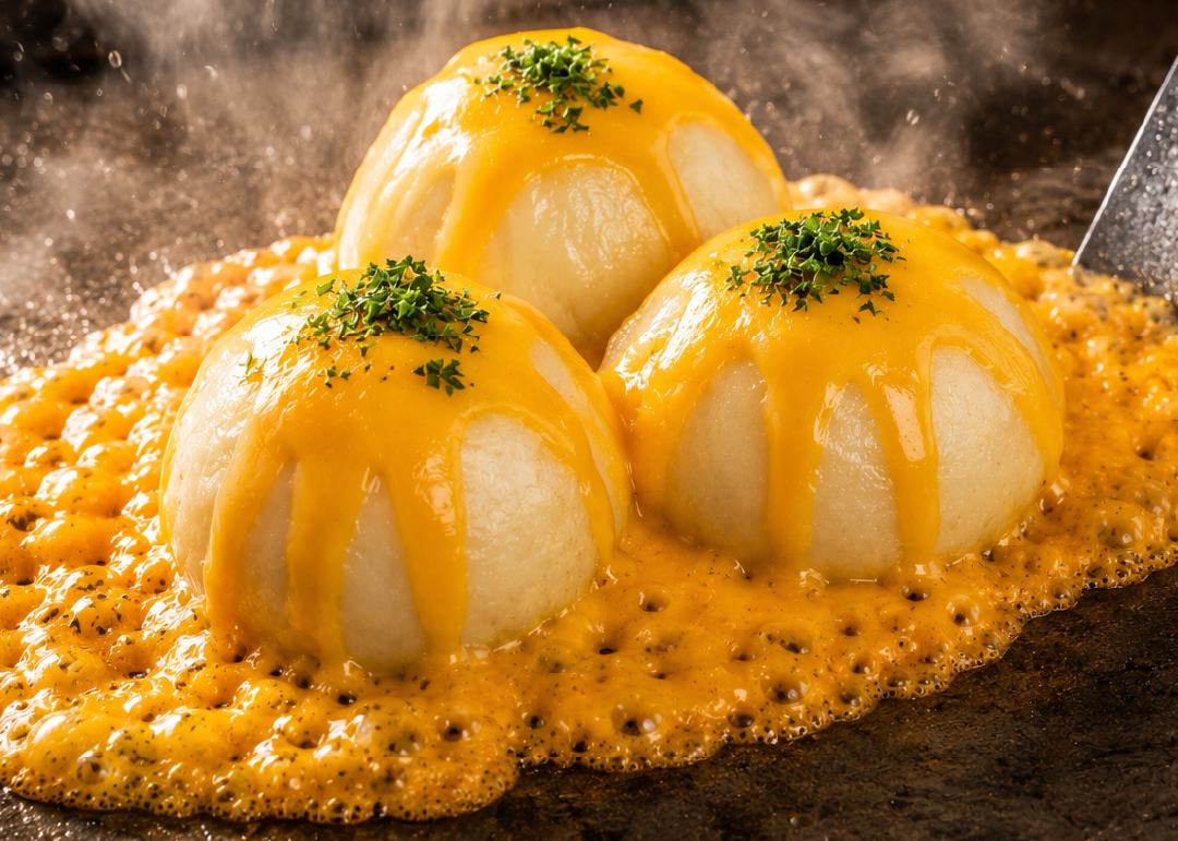 濃厚チーズのせ爆汁丸餃子