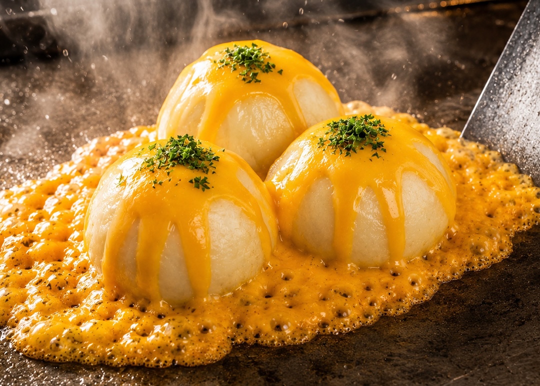 濃厚チーズのせ爆汁丸餃子