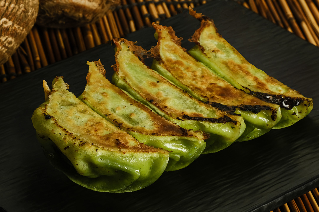 ねっとりホクホク 畑の里芋餃子