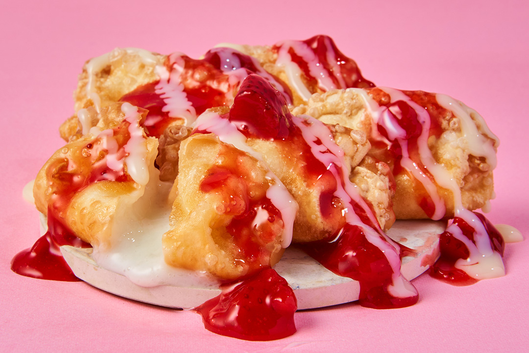 いちごみるくチーズ餃子