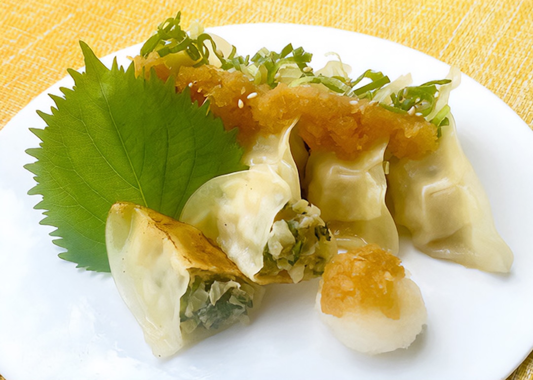 大葉香るおろしポン酢餃子