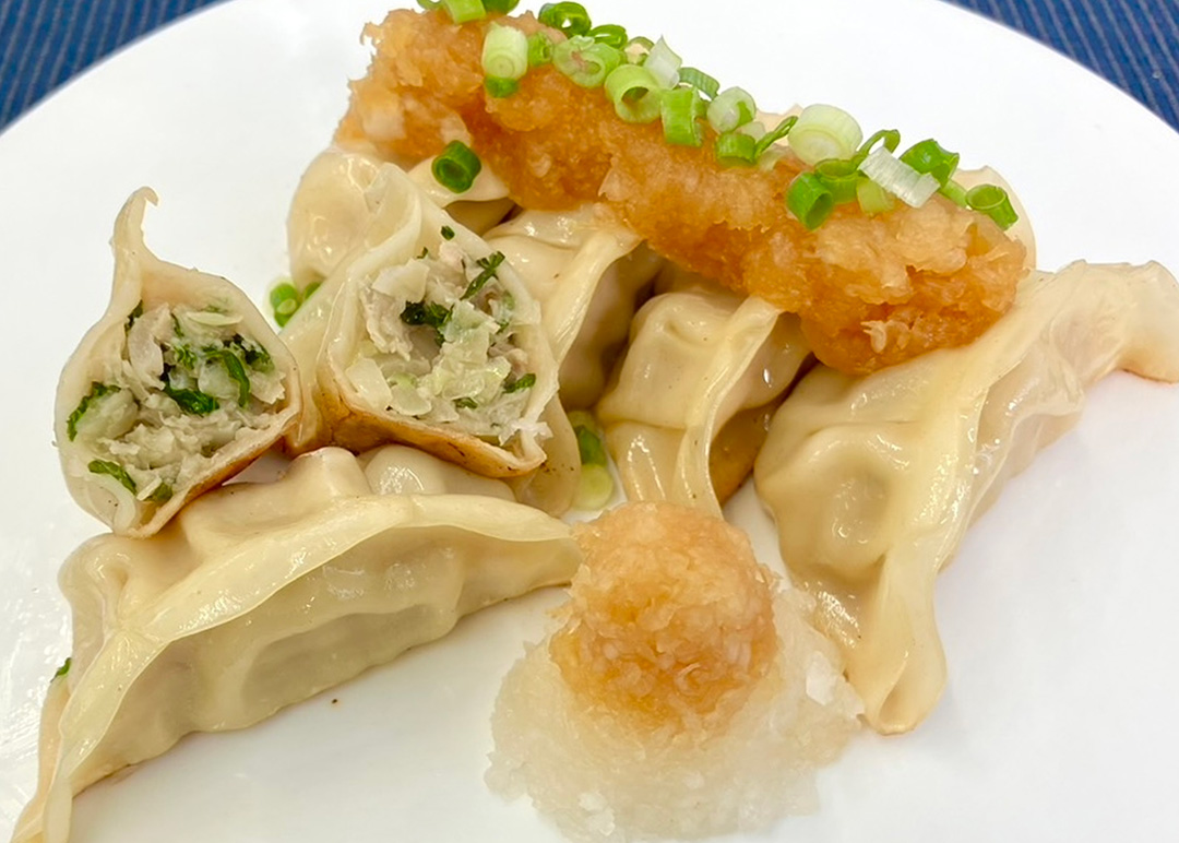 大葉香るおろしポン酢餃子