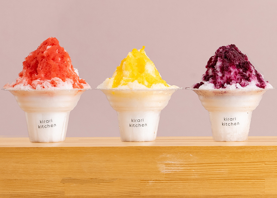 生シロップかき氷