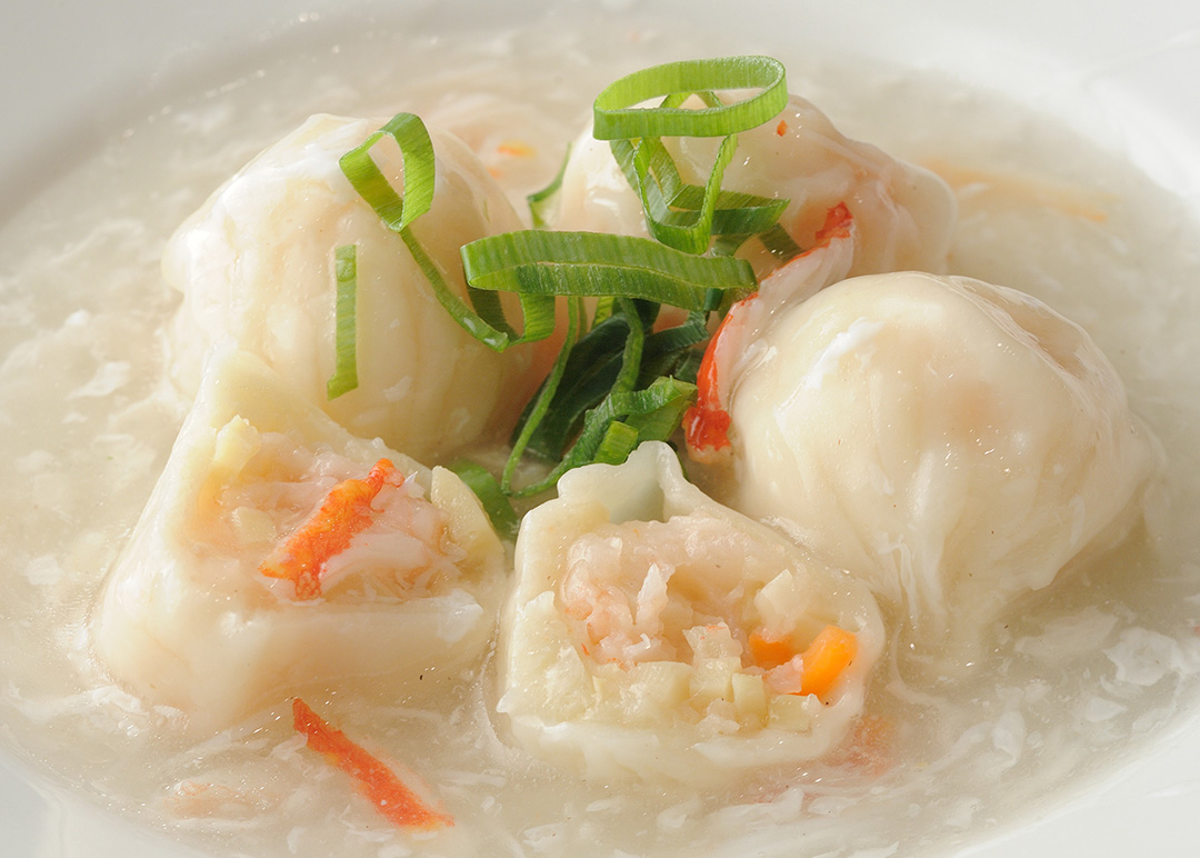 カニあんかけ海老餃子