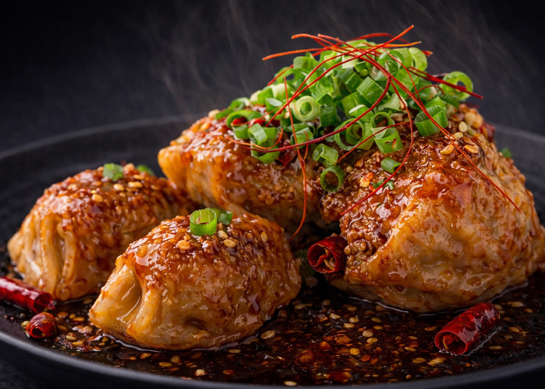 四川麻婆焼きあげ餃子