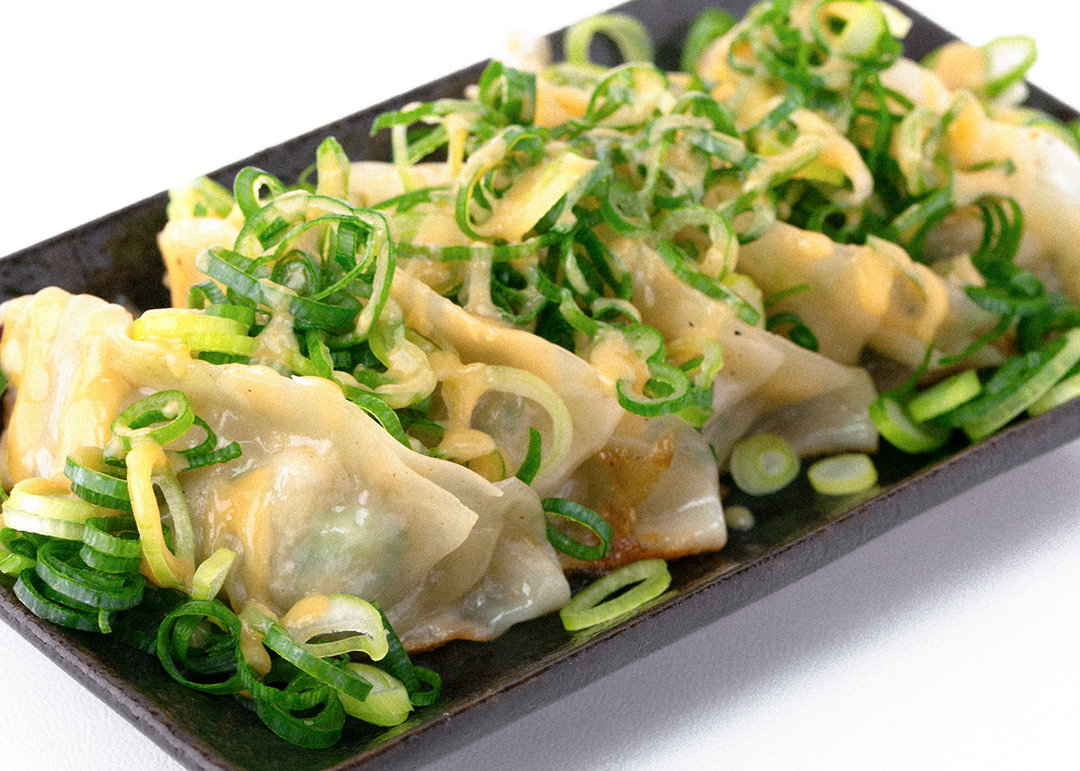 白酢味噌仕立の九条ねぎだく京餃子