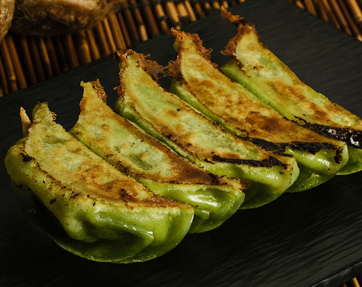 ねっとりホクホク 畑の里芋餃子