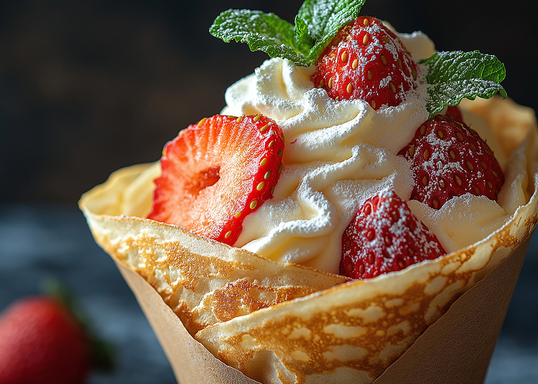 生いちごクレープ